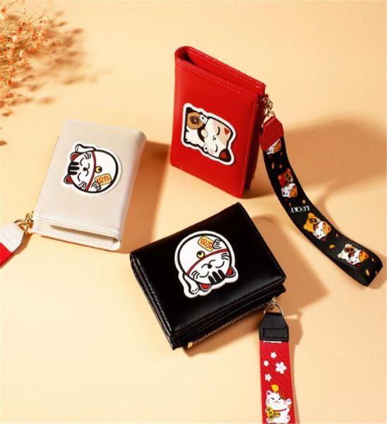 wallets cartoon print buckle short paragraph purse lucky cat carteira double folding clutch bag mini card love female wallet2875495, Red;black
wallets cartoon print buckle short paragraph purse lucky cat carteira double folding clutch bag mini card love female wallet2875495, Red;black