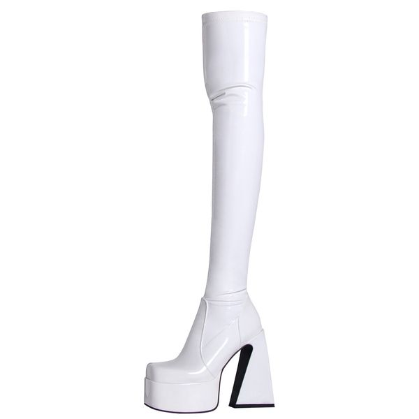 brand design party thigh high boots women street platform female high heels punk over the knee boots shoes for girls party shoes 35-43, Black
brand design party thigh high boots women street platform female high heels punk over the knee boots shoes for girls party shoes 35-43, Black