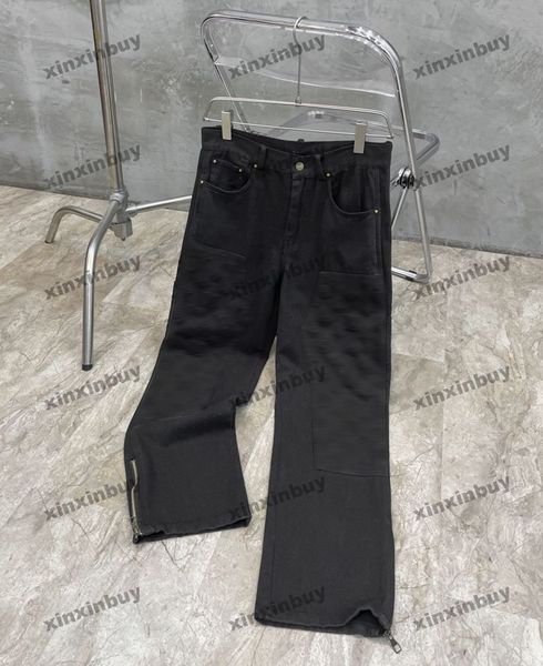 xinxinbuy men women designer pant emboss letter patch zipper hems spring summer casual pants letter black apricot m-2xl, Black;brown
xinxinbuy men women designer pant emboss letter patch zipper hems spring summer casual pants letter black apricot m-2xl, Black;brown