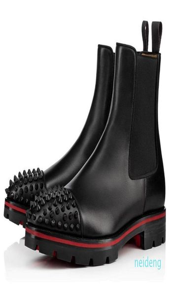 2021 winter brand men boots melon spikes ankle boots suede & calfskin & grained leathers lug sole fashion booties7852767, Black
2021 winter brand men boots melon spikes ankle boots suede & calfskin & grained leathers lug sole fashion booties7852767, Black