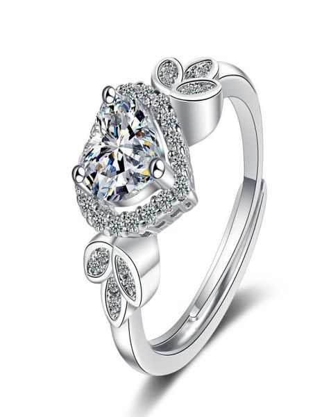 delicate 925 sterling silver band cubic zirconia heart love rings for women adjustable engagement finger ring ladies jewelry3184194, Golden;silver
delicate 925 sterling silver band cubic zirconia heart love rings for women adjustable engagement finger ring ladies jewelry3184194, Golden;silver
