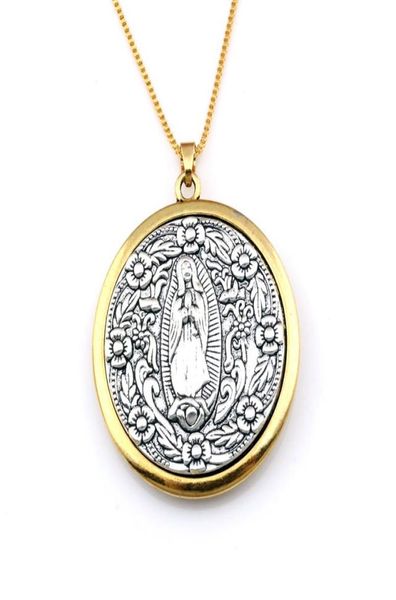 10pcslots europe and america twotone virgin mary medal alloy charms pendant necklaces jewelry diy 236 inches chains christmas g9664967, Silver
10pcslots europe and america twotone virgin mary medal alloy charms pendant necklaces jewelry diy 236 inches chains christmas g9664967, Silver
