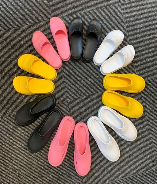 2022 new rubber triangle logo platform slippers for women classic summer beach shoes retro sandals famous designer woman mule1186969, Black
2022 new rubber triangle logo platform slippers for women classic summer beach shoes retro sandals famous designer woman mule1186969, Black