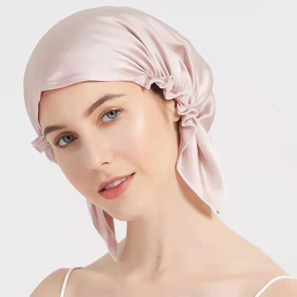 beanieskull caps natural silk hair bonnets for sleeping mulberry night 100 luxury sleep head wrap designer care hats 230905, Blue;gray
beanieskull caps natural silk hair bonnets for sleeping mulberry night 100 luxury sleep head wrap designer care hats 230905, Blue;gray