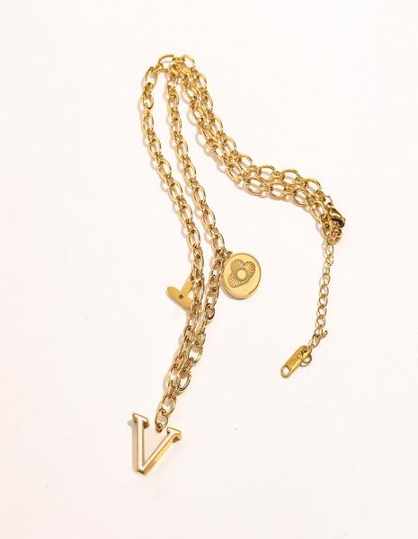 luxury designer necklace choker pendant chain 18k gold plated stainless steel letter necklaces fashion womens wedding jewelry neve5155446, Silver
luxury designer necklace choker pendant chain 18k gold plated stainless steel letter necklaces fashion womens wedding jewelry neve5155446, Silver