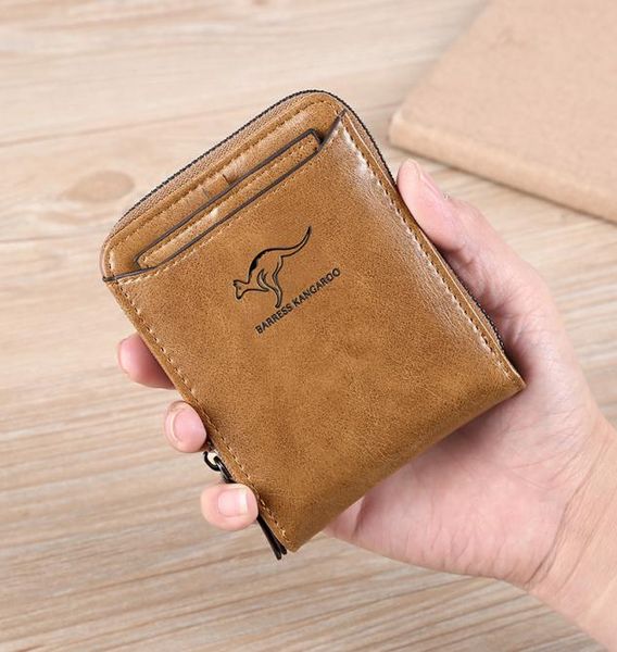 batu kangaroo mens antitheft swiping wallet short zipper multifunctional driving license card holder mens wallet6335812, Brown;gray
batu kangaroo mens antitheft swiping wallet short zipper multifunctional driving license card holder mens wallet6335812, Brown;gray