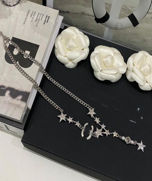 18k gold plated brass copper pendant necklace fashion women designer brand cletter star rhinestone crystal pearl necklaces choker3333941, Silver
18k gold plated brass copper pendant necklace fashion women designer brand cletter star rhinestone crystal pearl necklaces choker3333941, Silver