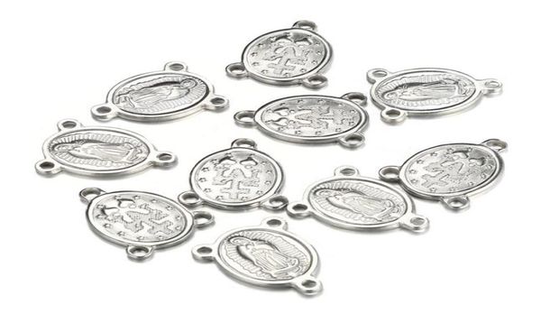 50pcslot stainless steel religious rosary centerpiece modonna rosary virgin mary charms connectors for jewelry diy crafts accesso7064914, Bronze;silver
50pcslot stainless steel religious rosary centerpiece modonna rosary virgin mary charms connectors for jewelry diy crafts accesso7064914, Bronze;silver