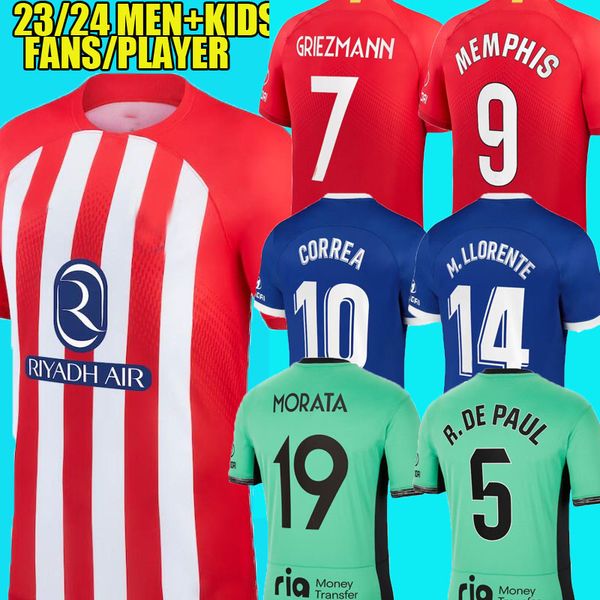 home soccer jerseys 23 24 morata de paul third 2023 2024 m.llorente griezmann carrasco saul correa football shirt men kids kit uniforms atle, Black;yellow
home soccer jerseys 23 24 morata de paul third 2023 2024 m.llorente griezmann carrasco saul correa football shirt men kids kit uniforms atle, Black;yellow