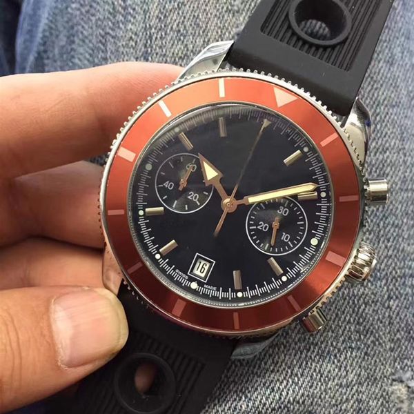new style brei men watch quartz vk movement super ocean ceamic bezel rubber band198r, Slivery;brown
new style brei men watch quartz vk movement super ocean ceamic bezel rubber band198r, Slivery;brown