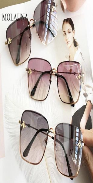sunglasses 2022 oversize square women retro metal frame bee sun glasses brand designer female gradient oculos uv4003068610, White;black
sunglasses 2022 oversize square women retro metal frame bee sun glasses brand designer female gradient oculos uv4003068610, White;black