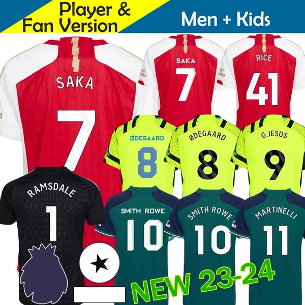 23 24 saka havertz odegaard rice soccer jerseys kids kit 2023 2024 arsen football shirt home away third 3rd fans player version goalkeeper s, Black;yellow
23 24 saka havertz odegaard rice soccer jerseys kids kit 2023 2024 arsen football shirt home away third 3rd fans player version goalkeeper s, Black;yellow