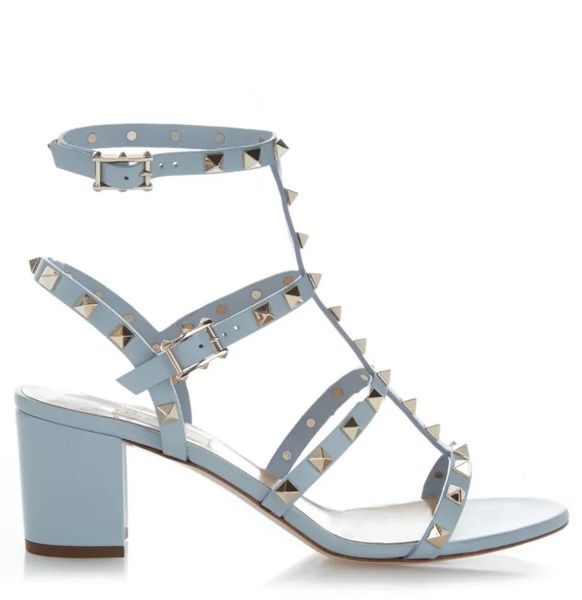 23s luxury designer women sandal rock shoes leather with studded high heel ankle straps gladiator sandals summer pop shoes block heels 35-43, Black
23s luxury designer women sandal rock shoes leather with studded high heel ankle straps gladiator sandals summer pop shoes block heels 35-43, Black