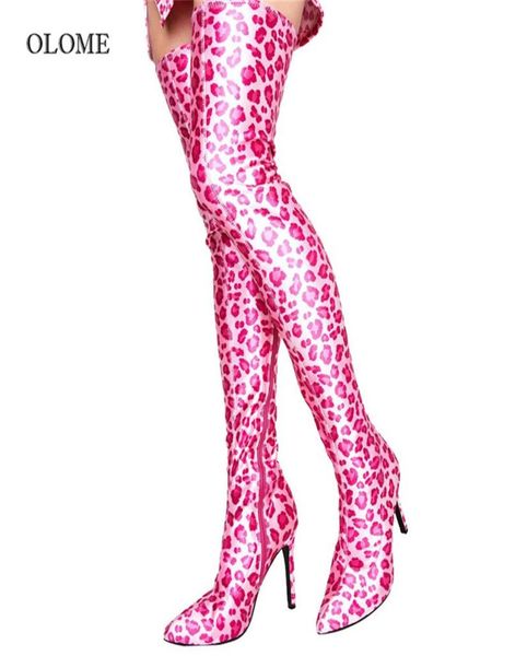 new pink leopard print stretch thigh high boots women stiletto high heels over the knee boots woman runway shoes ladies281q9877973, Black
new pink leopard print stretch thigh high boots women stiletto high heels over the knee boots woman runway shoes ladies281q9877973, Black