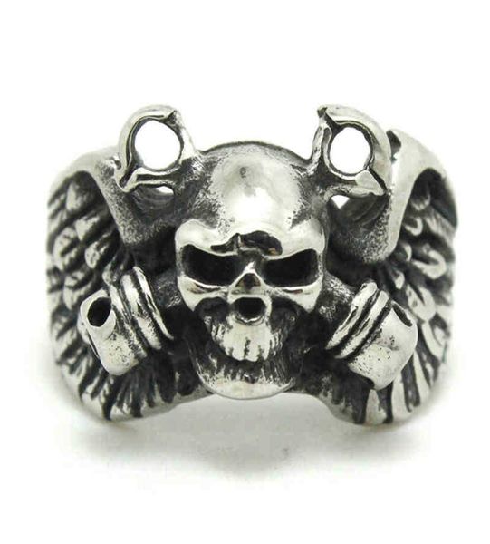 2pcs fast ghost skull grenade ring 316l stainless steel fashion jewelry cool biker double7914206, Silver
2pcs fast ghost skull grenade ring 316l stainless steel fashion jewelry cool biker double7914206, Silver