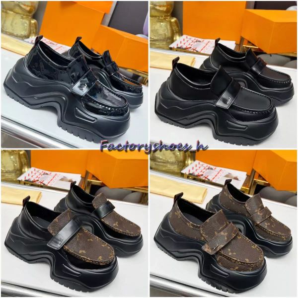 designer shoes women loafers platform sandals baroque loafers leather sandal archlignt shoe rubber thick bottom increase shoes size 35-45, Black
designer shoes women loafers platform sandals baroque loafers leather sandal archlignt shoe rubber thick bottom increase shoes size 35-45, Black