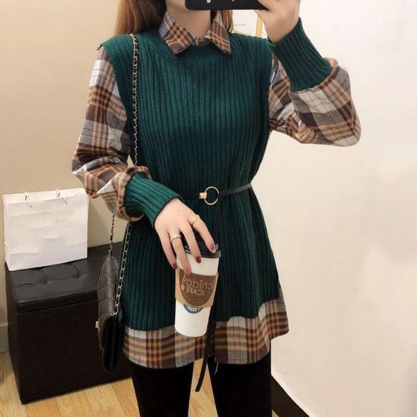 rejuvenated plaid two piece long womens vests sleeved shirt sweater vest autumn sleeveless knitted set top, Black;white
rejuvenated plaid two piece long womens vests sleeved shirt sweater vest autumn sleeveless knitted set top, Black;white