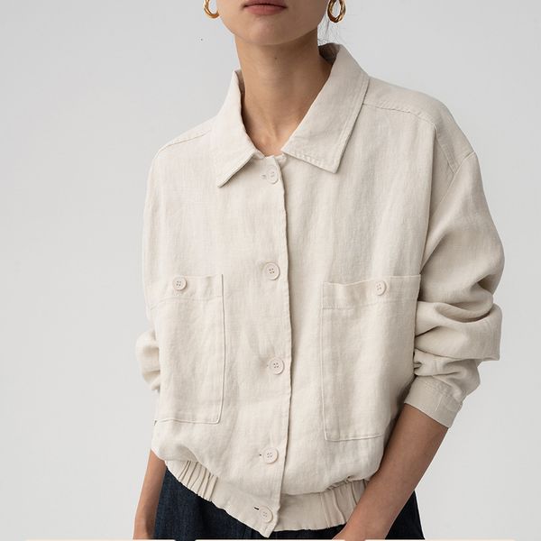 womens wool blends light weight polo collar linen jacket women old money brief short boxy shirt outfit autumn 230905, Black
womens wool blends light weight polo collar linen jacket women old money brief short boxy shirt outfit autumn 230905, Black