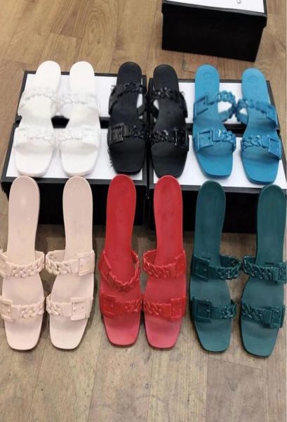 2021 jelly shoes plastic slippers ladies square toe pvc flat slippers latest style designer chain slippers1494299, Black
2021 jelly shoes plastic slippers ladies square toe pvc flat slippers latest style designer chain slippers1494299, Black
