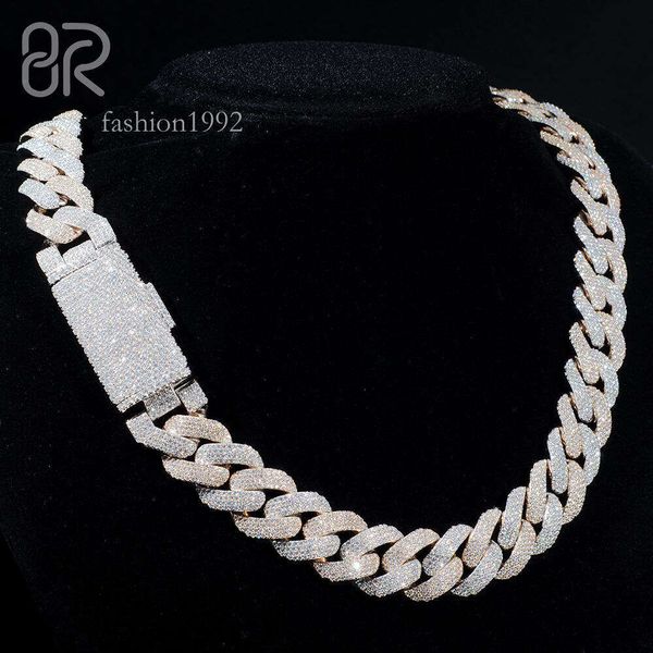 18Mm 18 Inches Vvs Moissanite Cuban Link Chain Necklace Two Tones Bling Diamond Curb Hip Hop Circular Arc Cuban Chain
18Mm 18 Inches Vvs Moissanite Cuban Link Chain Necklace Two Tones Bling Diamond Curb Hip Hop Circular Arc Cuban Chain