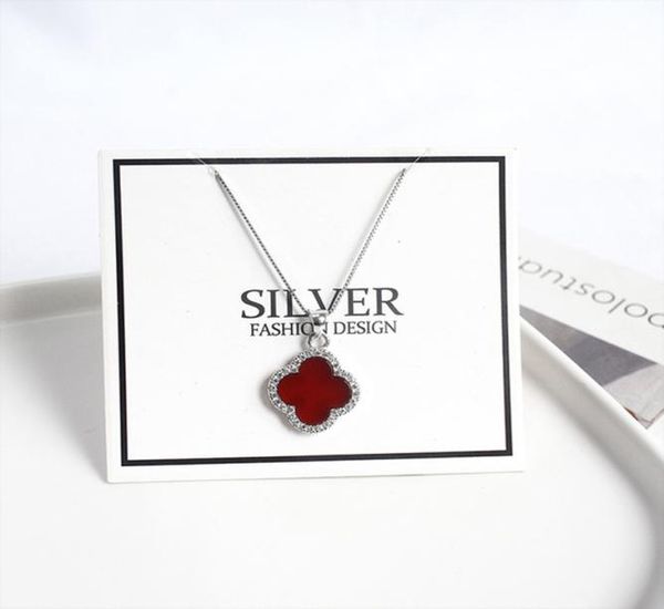 authentic 100 925 sterling silver black red four leaf clover pendant necklaces for fashion women wedding engagement jewelry6523972
authentic 100 925 sterling silver black red four leaf clover pendant necklaces for fashion women wedding engagement jewelry6523972