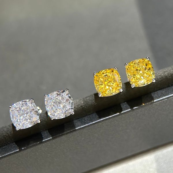 luxury charm earrings t true brand designer sterling silver square zircon charm stud earrings with box party gift women jewelry, Golden
luxury charm earrings t true brand designer sterling silver square zircon charm stud earrings with box party gift women jewelry, Golden