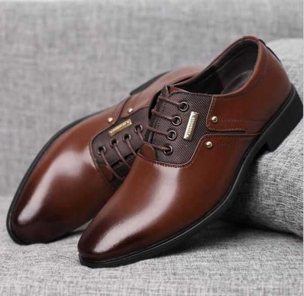 british style genuine leather men oxfords laceup business men shoes wedding shoes men dress shoes1336372, Black
british style genuine leather men oxfords laceup business men shoes wedding shoes men dress shoes1336372, Black