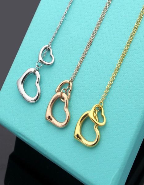 new selling fashion brand titanium steel heartshaped necklace 18k gold rose silver necklace with dust bag6590806
new selling fashion brand titanium steel heartshaped necklace 18k gold rose silver necklace with dust bag6590806