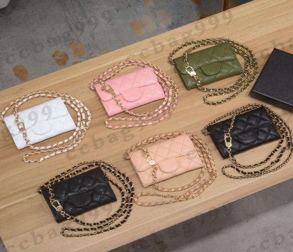 caviar mini coins purses with chain crossbody bags cowhide flap designer wallets classic quilted womens small card holder waist ba2094528, Red;black
caviar mini coins purses with chain crossbody bags cowhide flap designer wallets classic quilted womens small card holder waist ba2094528, Red;black