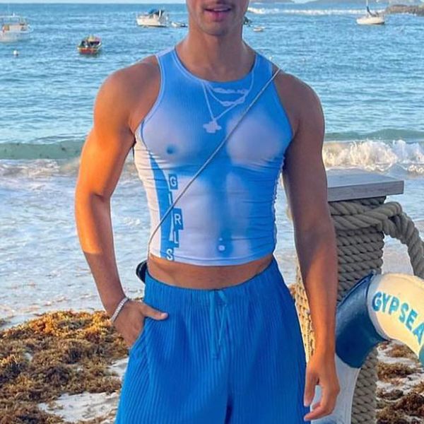 mens tank elastic slim fit t-shirt streetwear men fashion sleeveless sleeveless letter print ropa para hombre, White;black
mens tank elastic slim fit t-shirt streetwear men fashion sleeveless sleeveless letter print ropa para hombre, White;black