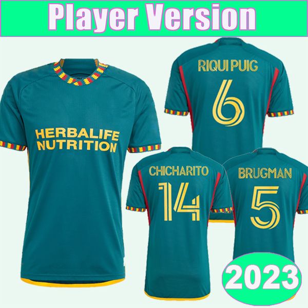 2023 la galaxy chicharito player version mens soccer jerseys d.costa brugman alvarez boyd aguirre away football shirt short sleeve jersey, Black;yellow
2023 la galaxy chicharito player version mens soccer jerseys d.costa brugman alvarez boyd aguirre away football shirt short sleeve jersey, Black;yellow