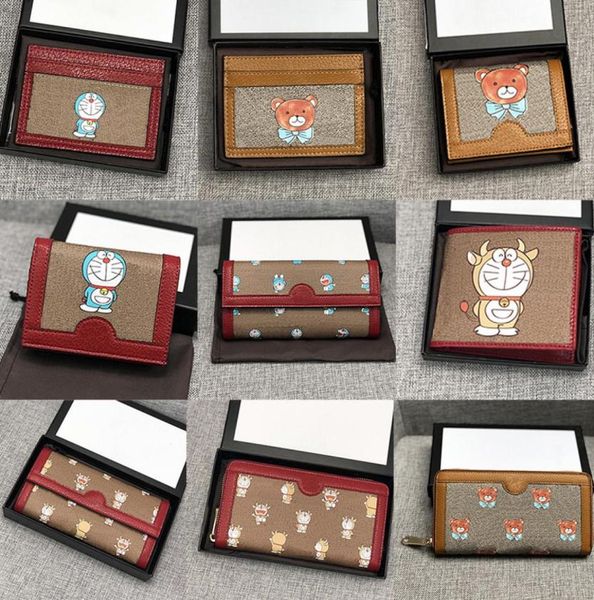 2021 luxurys designers wallets doraemons card wallet men women handbags genuine leather purse zipped money pocket with6664075, Red;black
2021 luxurys designers wallets doraemons card wallet men women handbags genuine leather purse zipped money pocket with6664075, Red;black