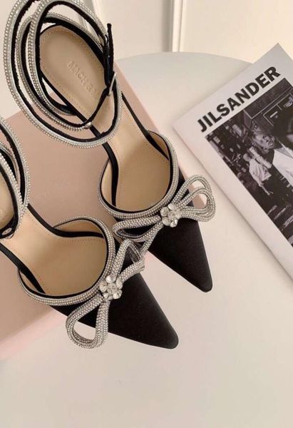 pointy bow rhinestone high heeled shoes maiden feeling versatile new diamond satin ankle strap wrap sandals female6808640, Black
pointy bow rhinestone high heeled shoes maiden feeling versatile new diamond satin ankle strap wrap sandals female6808640, Black
