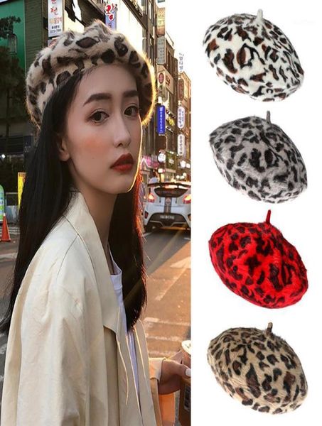 berets french style fashion leopard print beret winter warm hair female vintage soft beanie hat12788021, Blue;gray
berets french style fashion leopard print beret winter warm hair female vintage soft beanie hat12788021, Blue;gray