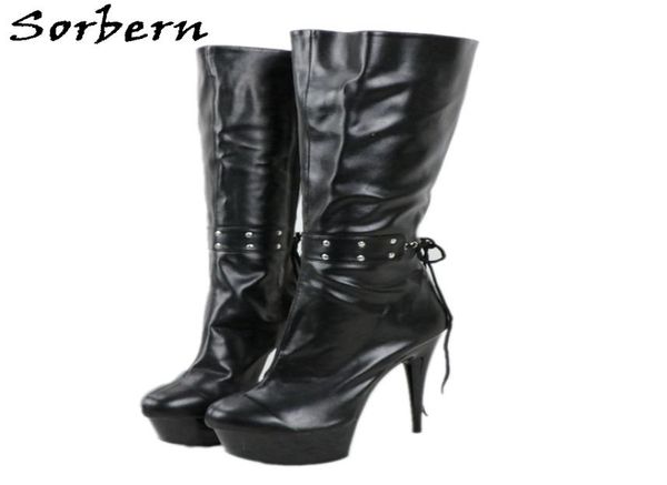 sorbern 15cm high heel boots women knee lace up ankle straps platform pole dance stripper heels custom wide fit boot ladies9800747, Black
sorbern 15cm high heel boots women knee lace up ankle straps platform pole dance stripper heels custom wide fit boot ladies9800747, Black