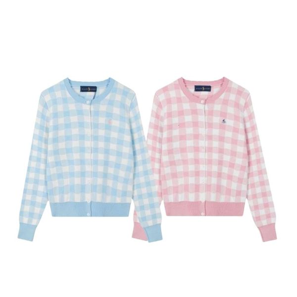 designer autumn pony embroidery new pony embroidered plaid round neck cardigan sweater slim and versatile contrast color women's style, White;black
designer autumn pony embroidery new pony embroidered plaid round neck cardigan sweater slim and versatile contrast color women's style, White;black