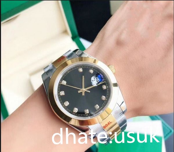completely new watch 41mm new release 126300 gold/black dial full set automatic mechanical sapphire glass men watches waterproof original, Slivery;brown
completely new watch 41mm new release 126300 gold/black dial full set automatic mechanical sapphire glass men watches waterproof original, Slivery;brown