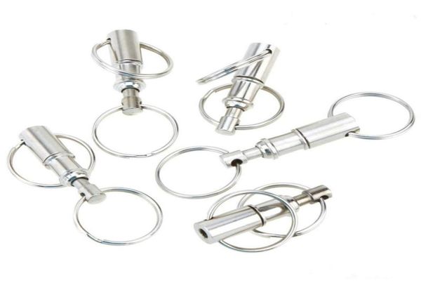 10pcs premium quick release pullapart key removable handy keyring detachable keychain accessory with two split rings to2437587674, Silver
10pcs premium quick release pullapart key removable handy keyring detachable keychain accessory with two split rings to2437587674, Silver