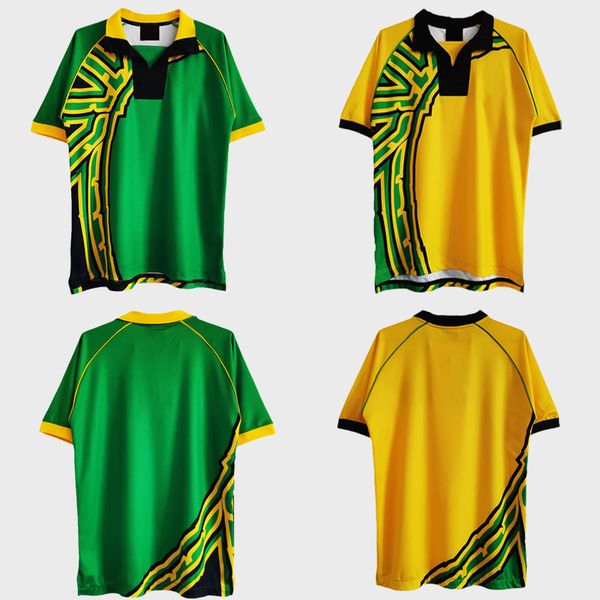 1998 jamaica retro soccer jersey home away soccer jerseys football shirts, Black;yellow
1998 jamaica retro soccer jersey home away soccer jerseys football shirts, Black;yellow