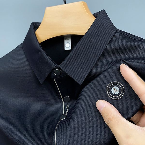 men's polos 2023 summer ice silky smooth seamless white polo shirt men's short sleeve fashion embroidery casual breathable lapel t, White;black
men's polos 2023 summer ice silky smooth seamless white polo shirt men's short sleeve fashion embroidery casual breathable lapel t, White;black