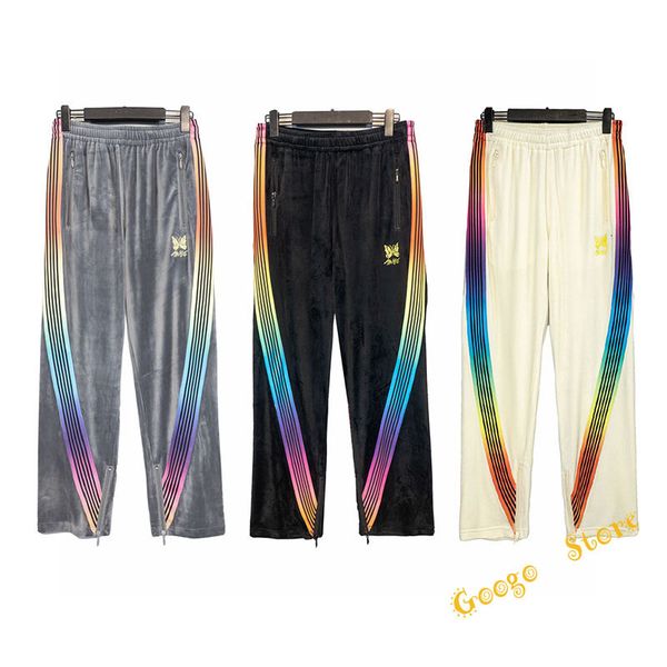 mens pants casual gradient stripes velvet awge needles sweatpants striped webbing trousers butterfly embroidered track 230905, Black
mens pants casual gradient stripes velvet awge needles sweatpants striped webbing trousers butterfly embroidered track 230905, Black