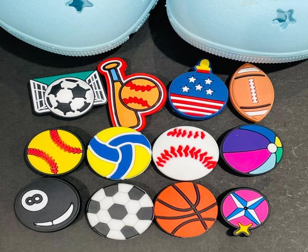 wholesale 100pcs baketball sports balls vollyball pvc shoe charms buckles decoration accessories plastic ornaments jibbitz for shoes fit wri, White;pink
wholesale 100pcs baketball sports balls vollyball pvc shoe charms buckles decoration accessories plastic ornaments jibbitz for shoes fit wri, White;pink