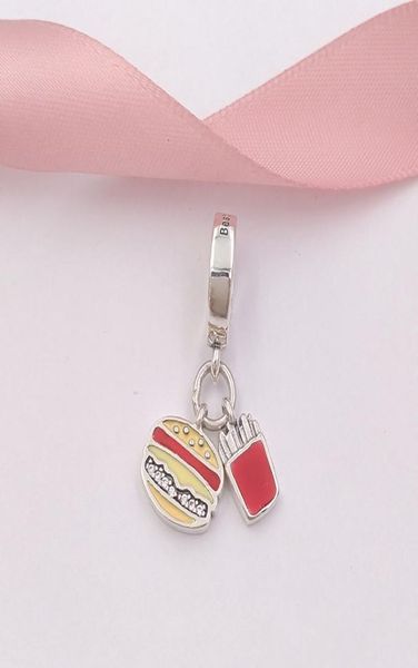 925 sterling silver beads burger & fries dangle charm charms fits european style jewelry bracelets & necklace 797211enmx annajewel6450338, Black
925 sterling silver beads burger & fries dangle charm charms fits european style jewelry bracelets & necklace 797211enmx annajewel6450338, Black