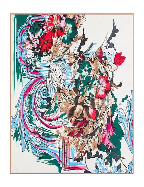 100cm women square scarf silk print foulard abstract florals pattern wrap new 36151702291, Blue;gray
100cm women square scarf silk print foulard abstract florals pattern wrap new 36151702291, Blue;gray