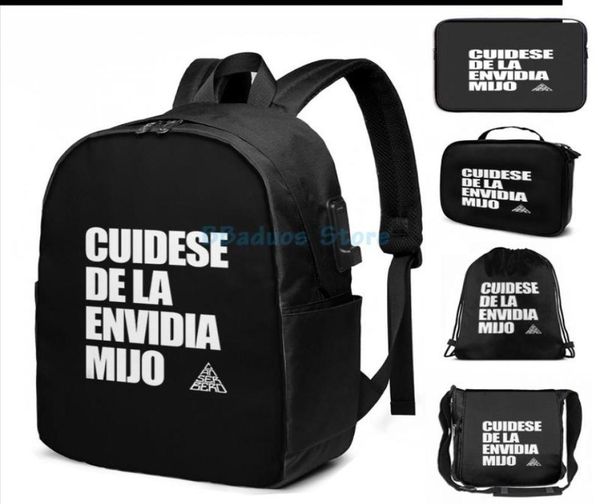 backpack funny graphic print cuidese de envidia mijo canserbero usb charge men school bags women bag travel p845743
backpack funny graphic print cuidese de envidia mijo canserbero usb charge men school bags women bag travel p845743