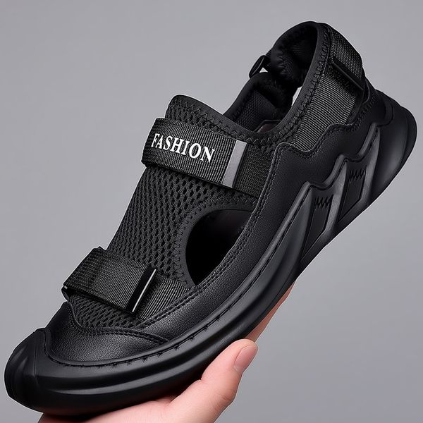 quality men's sports sandals beach shoes summer net cloth outdoor low set feet flat hollow breathable casual bag flip-flops fashion non, Black
quality men's sports sandals beach shoes summer net cloth outdoor low set feet flat hollow breathable casual bag flip-flops fashion non, Black