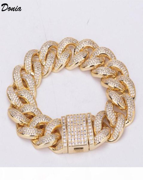 donia jewelry fashion europe and america hiphop hip hop bracelet micro inlaid zircon men039s bracelet cuban chain1432556, Black
donia jewelry fashion europe and america hiphop hip hop bracelet micro inlaid zircon men039s bracelet cuban chain1432556, Black