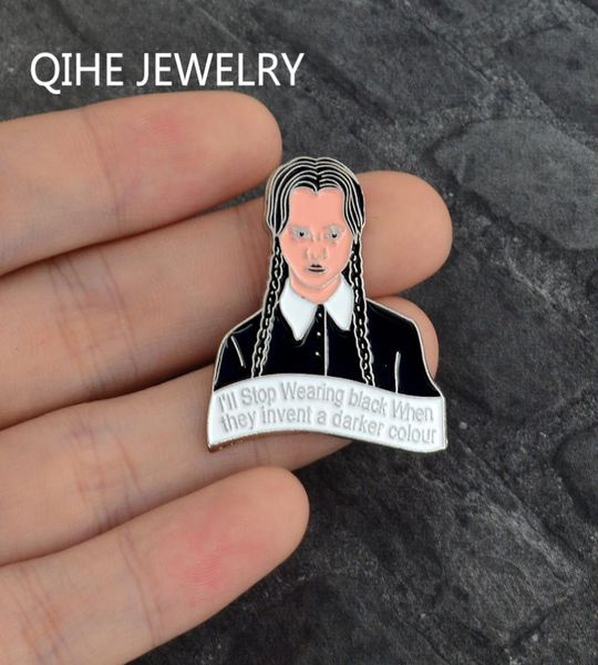 wednesday enamel pin brooches gothic movie character girl lapel badges punk black jewelry4576953, Gray
wednesday enamel pin brooches gothic movie character girl lapel badges punk black jewelry4576953, Gray