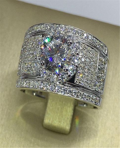fashion personality full diamond studded micro drill zircon wide big rings for men luxury men039s diamond ring jewelry size 7 83397345, Silver
fashion personality full diamond studded micro drill zircon wide big rings for men luxury men039s diamond ring jewelry size 7 83397345, Silver
