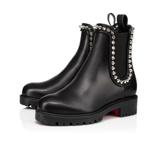 2021 autumn and winter new all-match leather boots ladies trendy rivets british style fashion women's short bots capahutta flat party w, Black
2021 autumn and winter new all-match leather boots ladies trendy rivets british style fashion women's short bots capahutta flat party w, Black